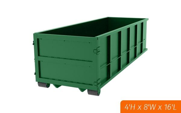 delivery times for 15-yard dumpsters depend on the rental company's availability and your location